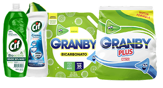 Productos de limpieza con descuentos que brillan en