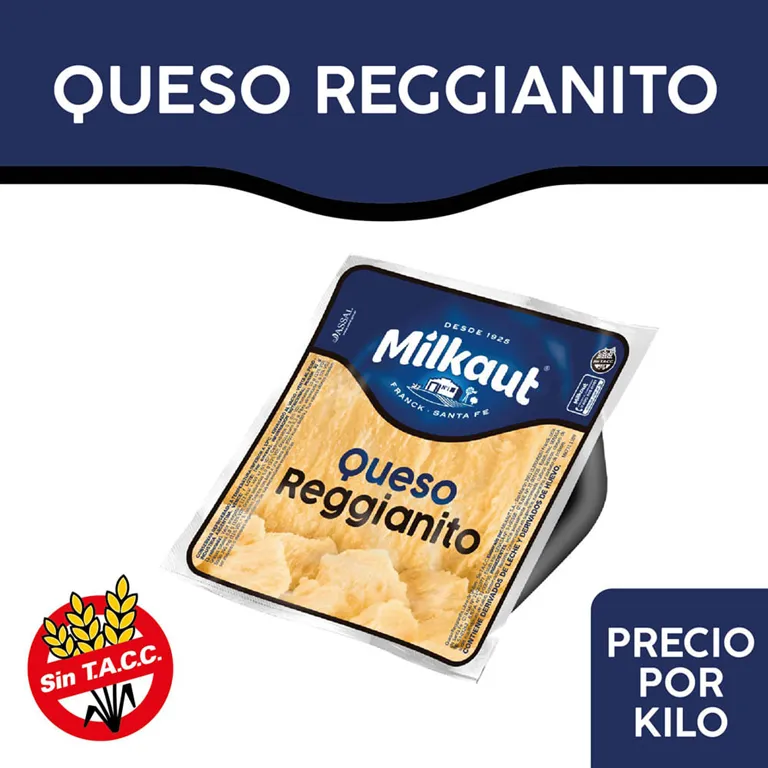 QUESO REGGIANITO MILKAUT X KG.