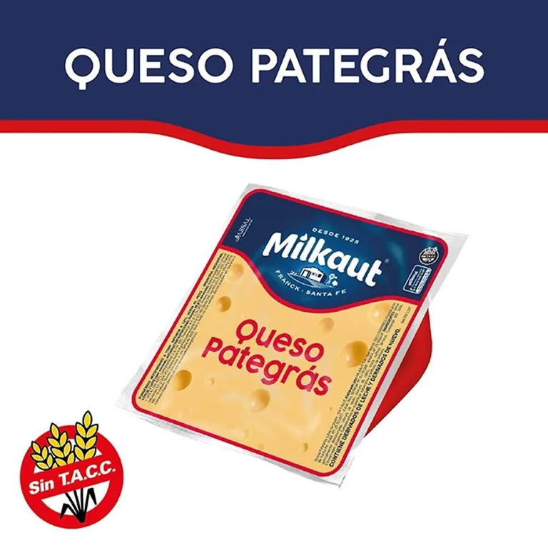 QUESO PATEGRAS MILKAUT HORMA