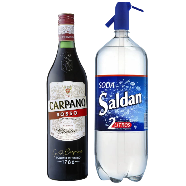 PROMO CARPANO + SODA SALDAN SIFON X2LT