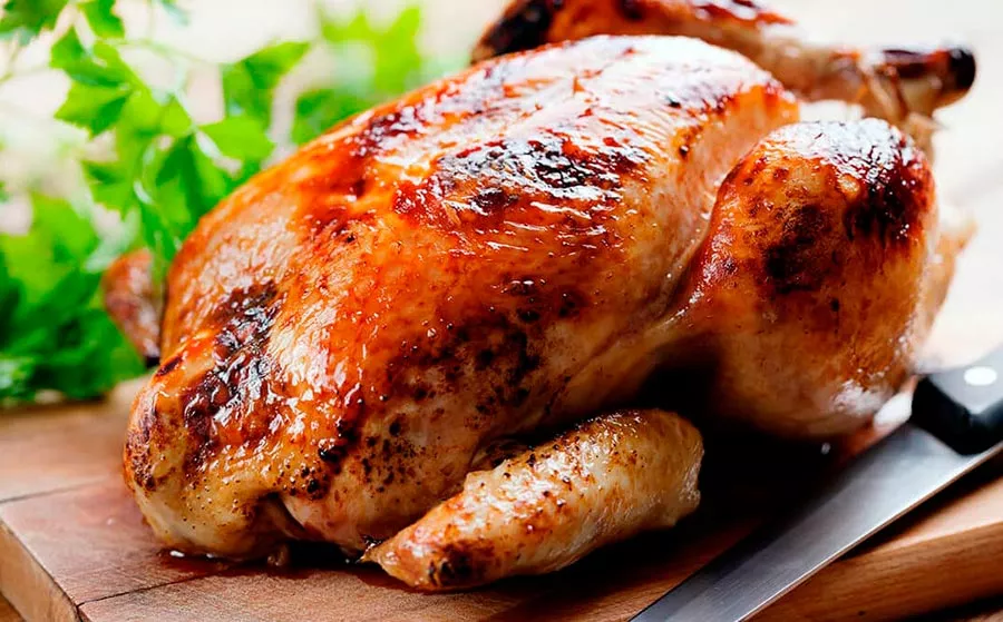 POLLO AL HORNO ENTERO