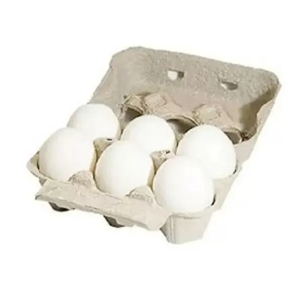 PIKO HUEVOS BLANCOS ESTUCHE X 6U