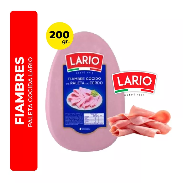 LARIO PALETA COCIDA