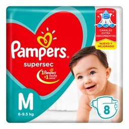 PAMPERS SUPERSEC X8UN
