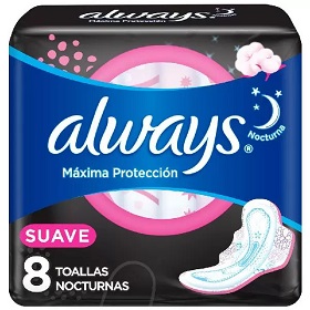ALWAYS TOA. NOCTURNAS X8UN MAXI.PROTECCION
