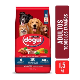 DOGUI 1,5 ADULTOS CARNE/POLLO/CEREALES