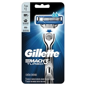 GILLETTE MACH3 MAQUINA AFEITAR C/ 1 CARTUCHO TURBO