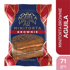 AGUILA ALFAJOR MINITORTA BROWNIE 71.5G