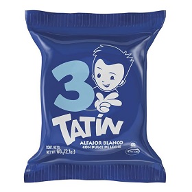 TATIN ALFAJOR BLANCO 60