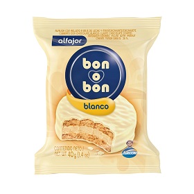 BON O BON ALFAJOR BLANCO X40GR