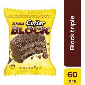 COFLER BLOCK ALFAJOR 60GS