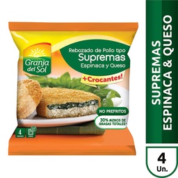 GRANJA DEL SOL SUPREMAS ESPINACA Y QUESO 400G