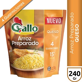 GALLO ARROZ PREPARADO 240G.QUESO