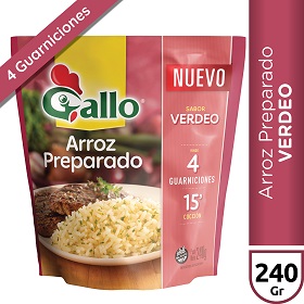 GALLO ARROZ PREPARADO 240G.VERDEO