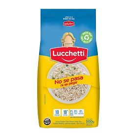 LUCCHETTI ARROZ X500 NO SE PASA NI SE PEGA