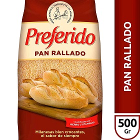 PREFERIDO PAN RALLADO X500G