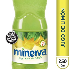 MINERVA JUGO LIMON X250ML