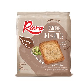 RIERA TOSTADAS INTEGRAL X200G