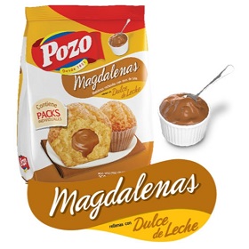 POZO MAGDALENAS C/D.D.LECHE X25GR.