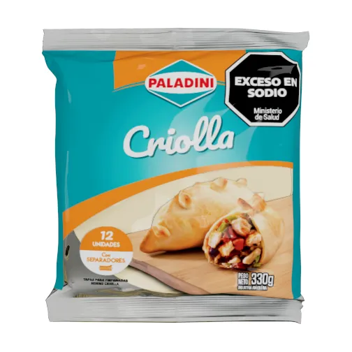 PALADINI TAPA EMP.CRIOLLA 12U.300G.