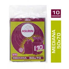 ASURIN BOLSAS 50X70 X10 UN