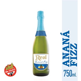 REAL ANANA FIZZ 750ML PULPA NATURAL