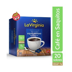 LA VIRGINIA CAFE SAQ.20 X 5G.