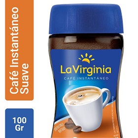 LV.CAFE INST.FRASCO 100G.SUAVE