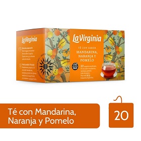 LA VIRGINIA TE MANDARINA/NARANJA/POMELO  20 SAQUITOS