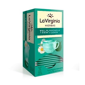 LA VIRGINIA TE X25 TILO MANZANILLA CEDRON