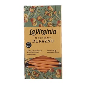 LA VIRGINIA TE CON DURAZNO 20 SOBRES