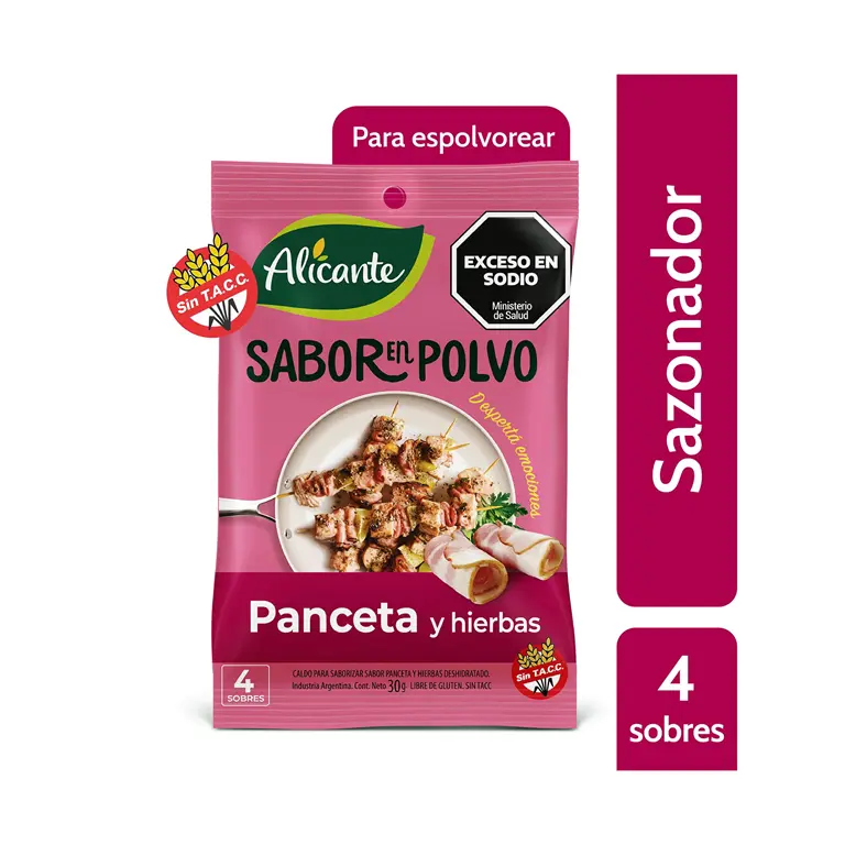 ALICANTE SABOR EN POLVO X7.5 PANCETA