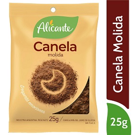 ALICANTE CANELA MOL. 25G