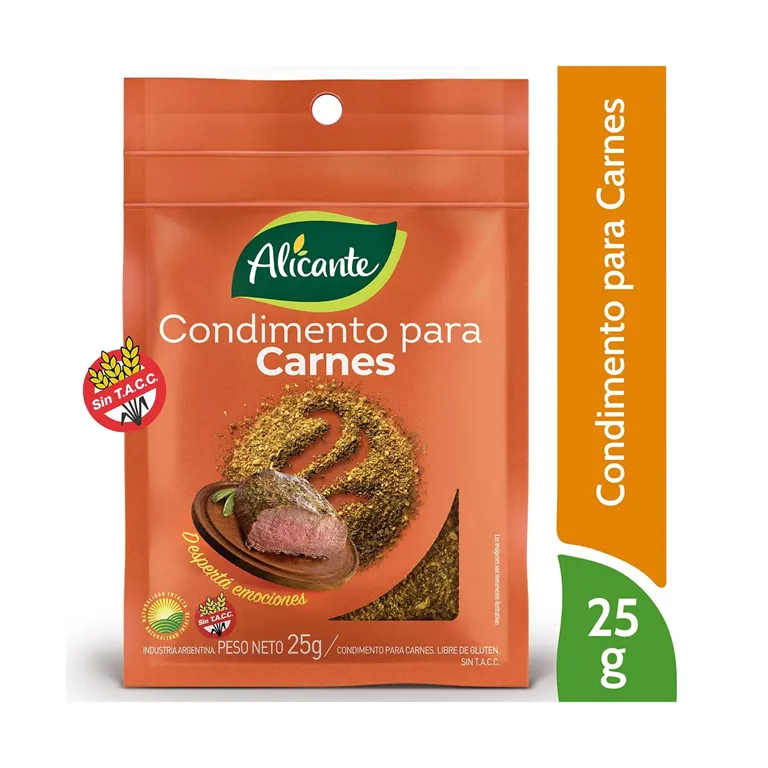 ALICANTE COND.PARA CARNES X25G