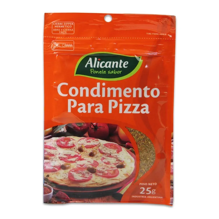 ALICANTE CONDIMENTO PIZZA X25