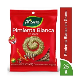 ALICANTE PIMIENTA BLANCA EN GRANOS 25G