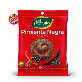 ALICANTE PIMIENTA NEGRA GRANO X25G