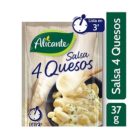 ALICANTE SALSA 4 QUESOS X37G