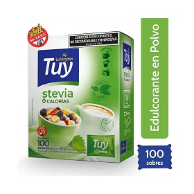TUY STEVIA POLVO 100 SOBRES