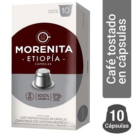 LA MORENITA CAPSULAS 10U.52G. ETIOPIA