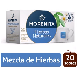 LA MORENITA TE X20 HIERBAS NATURALES