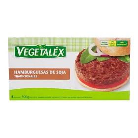 VEGETALEX HAMBURGUESAS DE SOJA TRAD.300G.