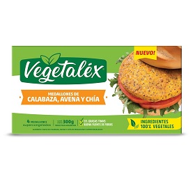 VEGETALEX MED.CALABAZA ,AVENA Y CHIA 300G.