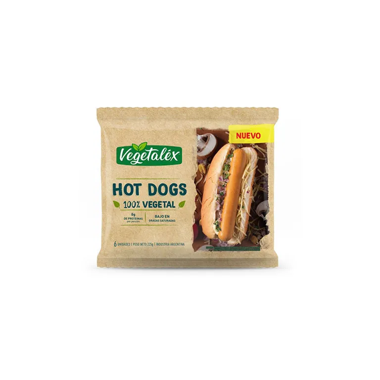 VEGETALEX HOT DOGS X6U.