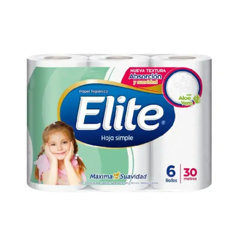 ELITE PAPEL HIG.6 X 30M.HS ALOE VERA