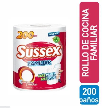SUSSEX ROLLO COC.FAMILIAR 1 X 200P.ONDAS
