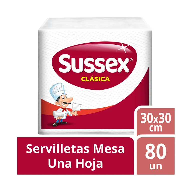 SUSSEX SERVILLETAS X80 CLASICAS