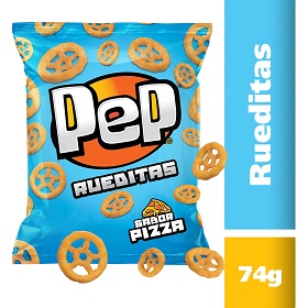 PEP RUEDITAS PIZZA 74G.