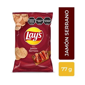 LAYS PAPAS JAMON SERRANO 77G