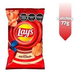 LAYS X77G PAPAS KETCHUP